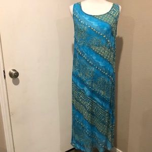 Sante Classics Vintage Maxi Dress, Size Med